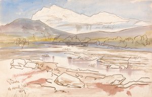 Vjose, 12-30 pm, 16 Nisan 1857 by Edward Lear